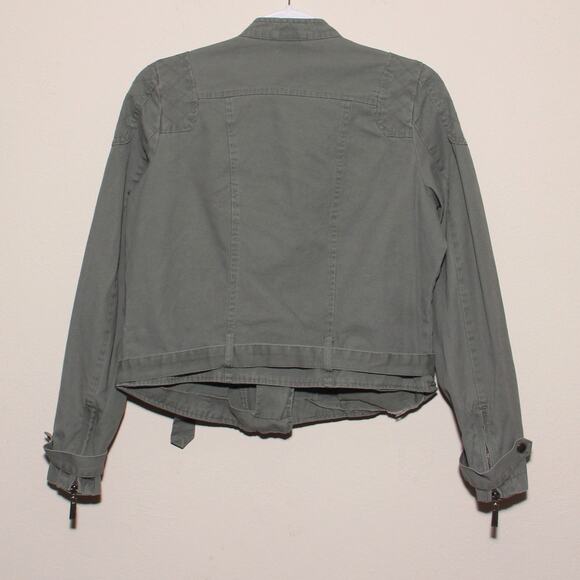 JOU JOU Moto  Jacket Size Jr. Large Cotton - Picture 2 of 7